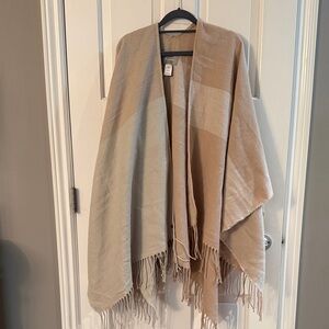 Soia & Kyo Tan and Cream Scarf Wrap